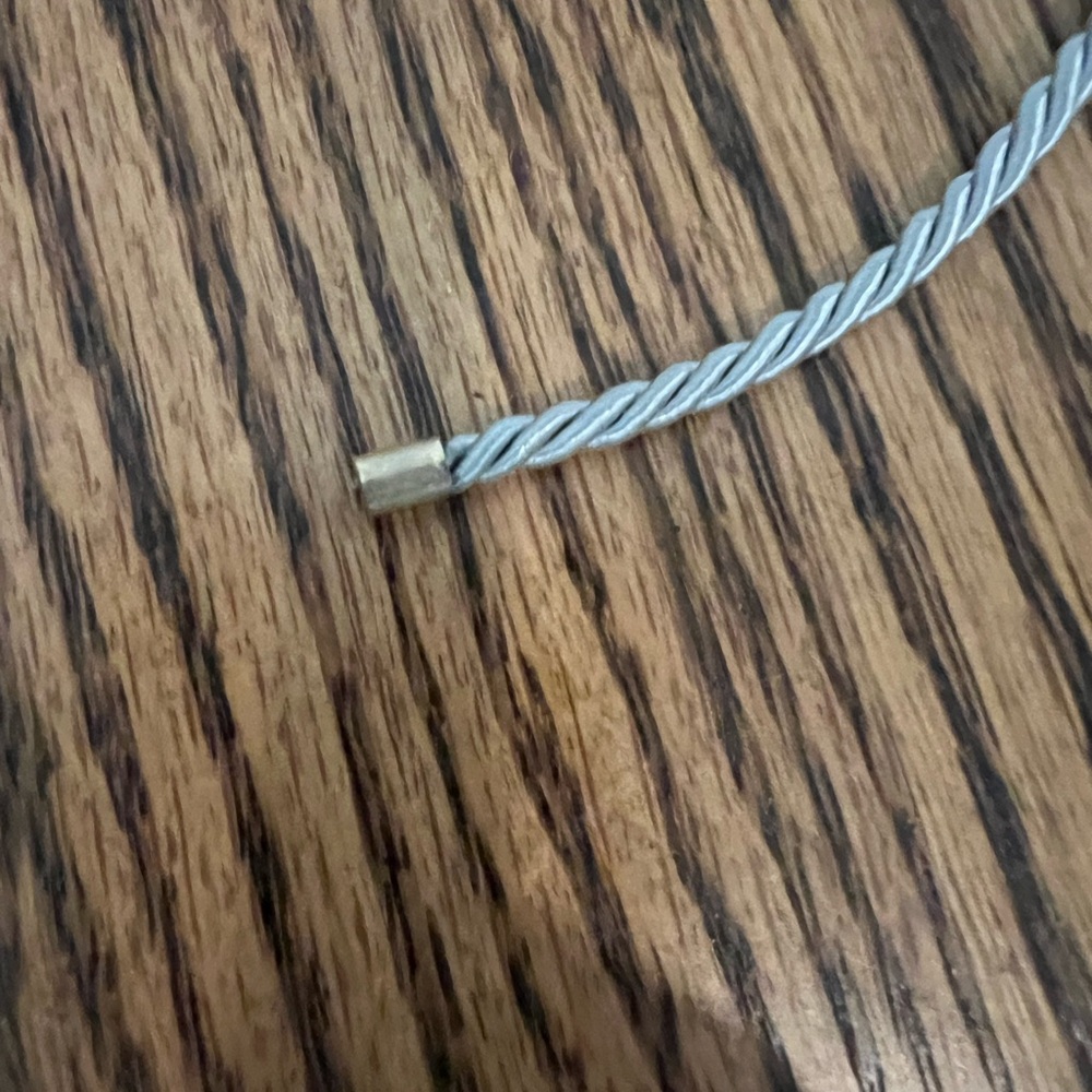 Anthropologie Beaded Necklace with Green, Pink, and Beige Accents - Picture 4 of 4